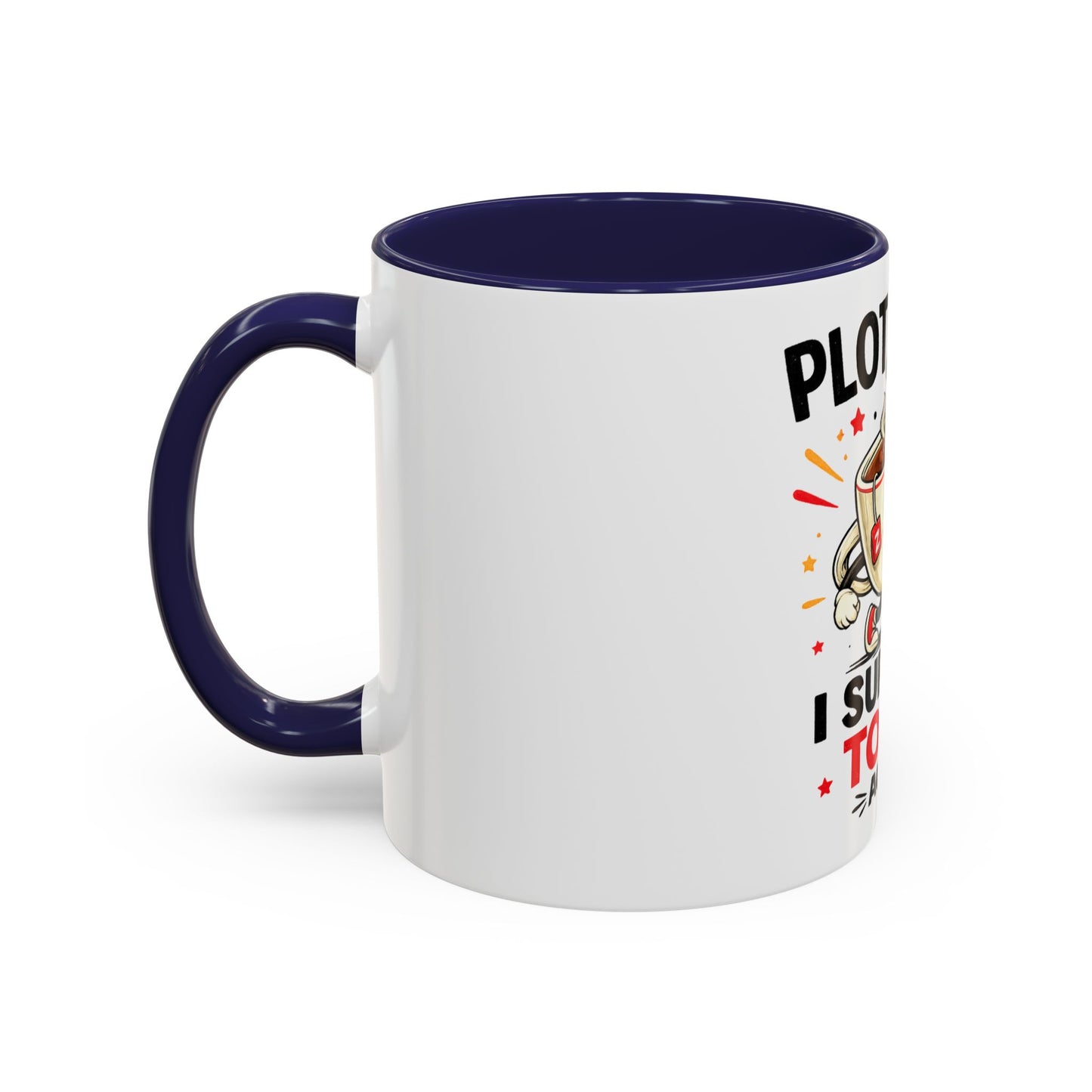 Coffee Mug — "Plot Twist: I Survived Today. Again." Novelty Ceramic Accent Cup