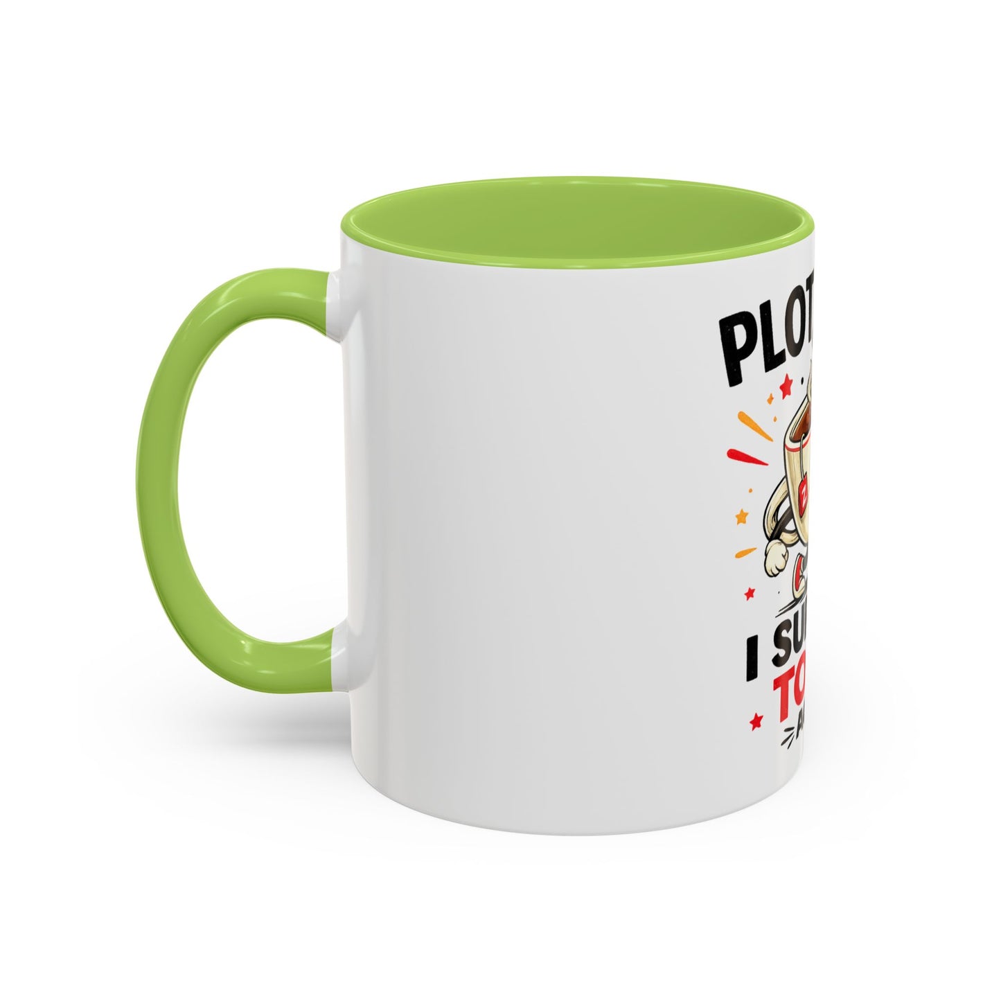 Coffee Mug — "Plot Twist: I Survived Today. Again." Novelty Ceramic Accent Cup
