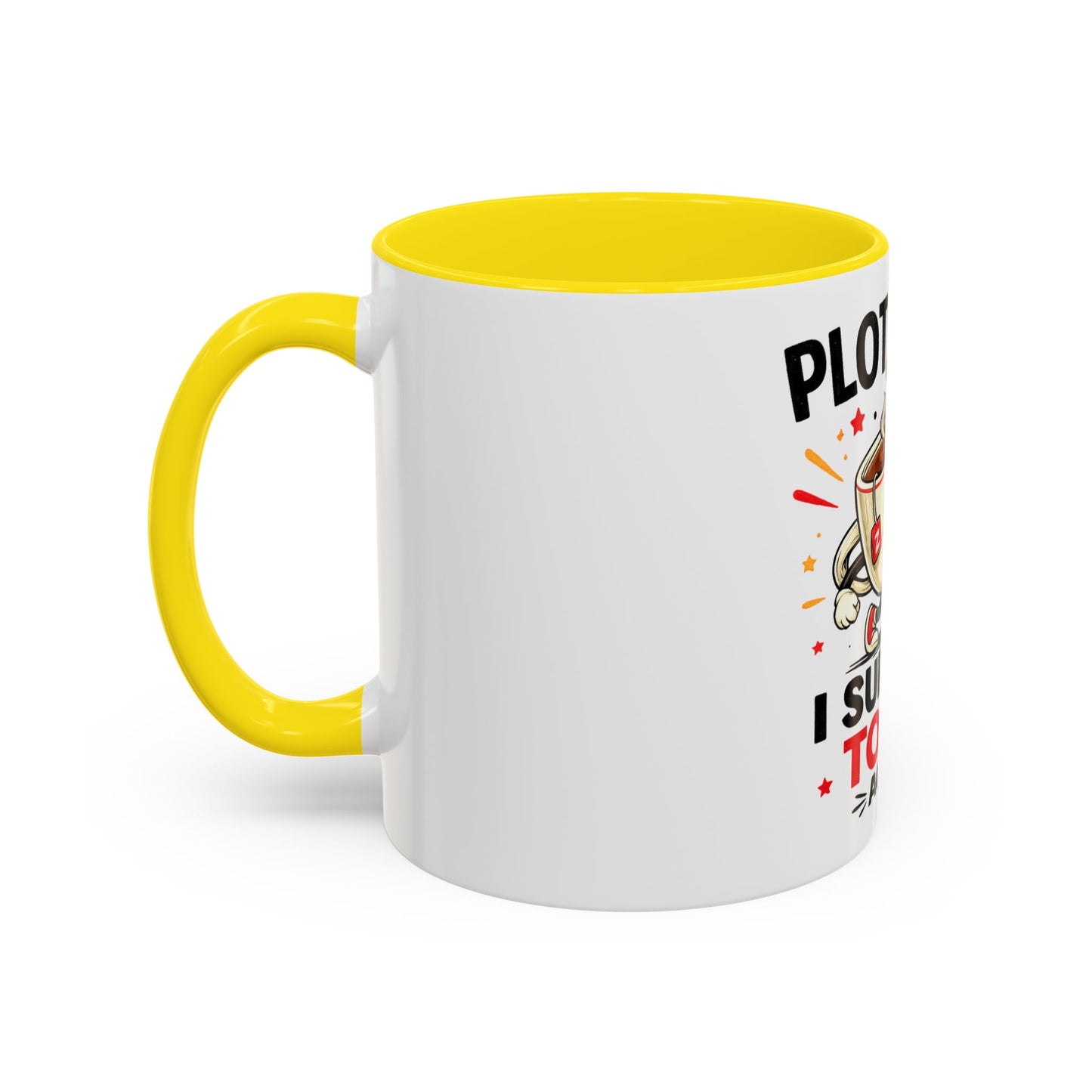 Coffee Mug — "Plot Twist: I Survived Today. Again." Novelty Ceramic Accent Cup