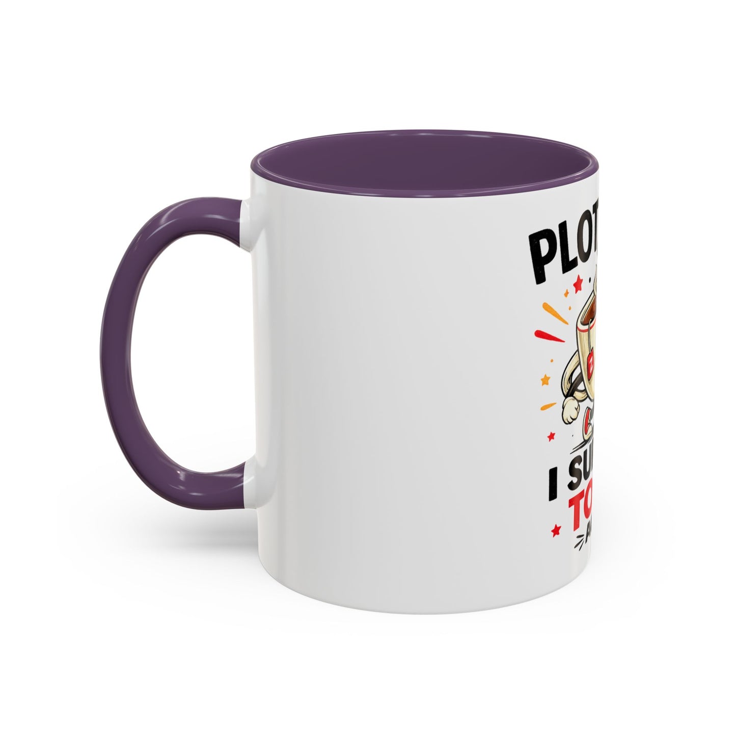 Coffee Mug — "Plot Twist: I Survived Today. Again." Novelty Ceramic Accent Cup