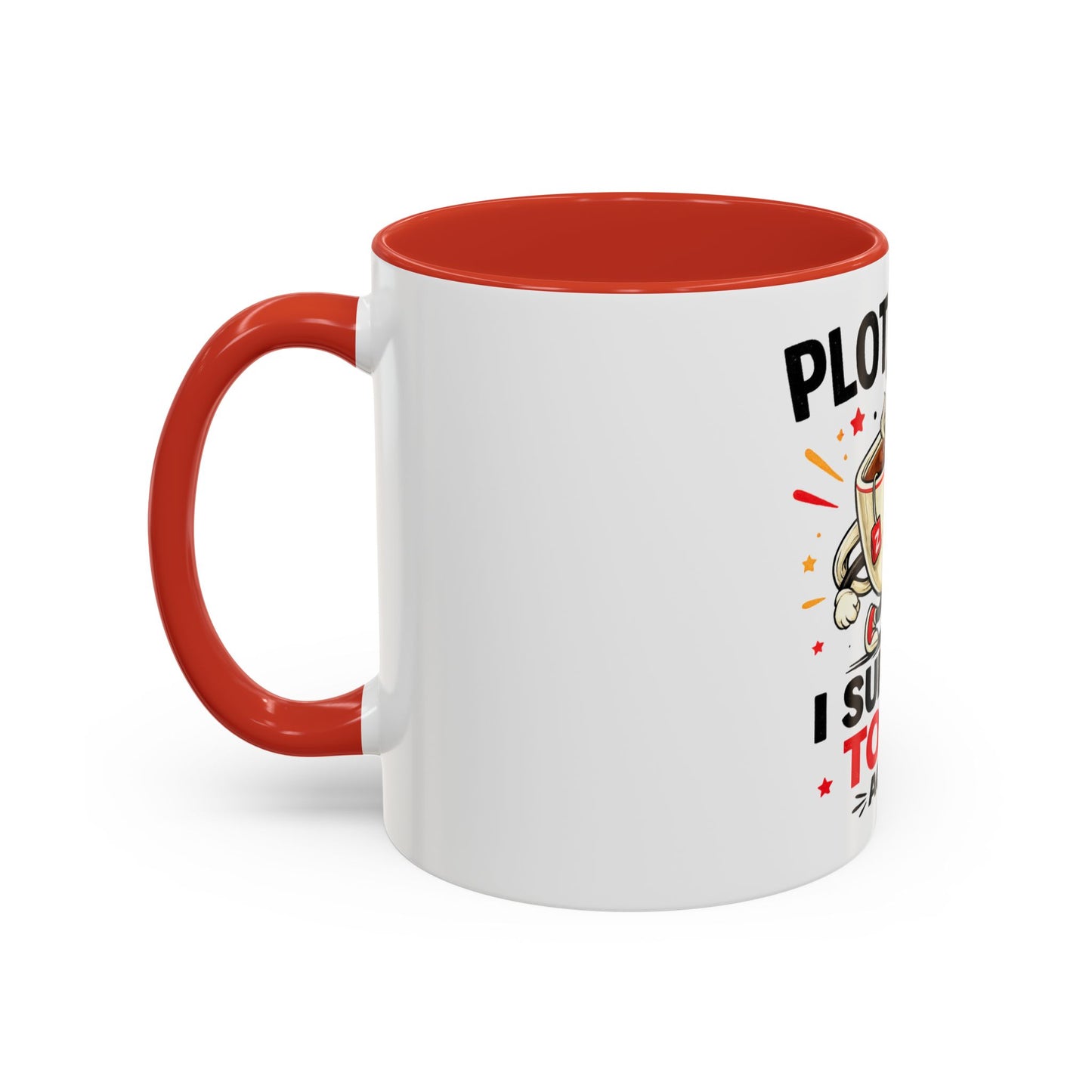 Coffee Mug — "Plot Twist: I Survived Today. Again." Novelty Ceramic Accent Cup