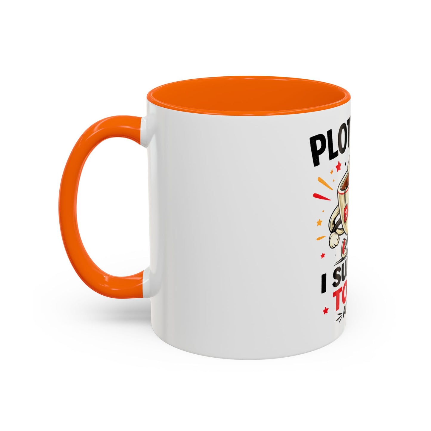 Coffee Mug — "Plot Twist: I Survived Today. Again." Novelty Ceramic Accent Cup
