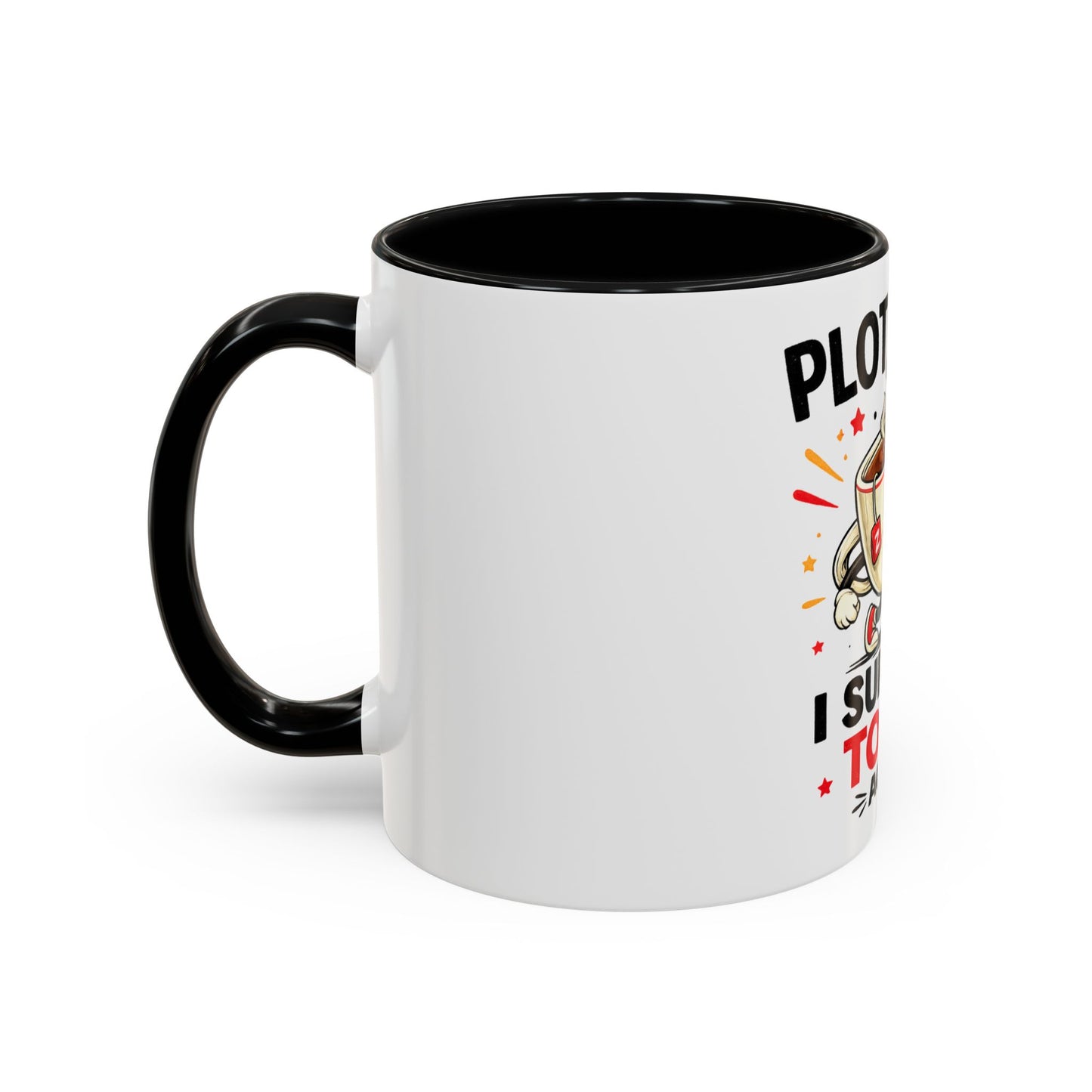 Coffee Mug — "Plot Twist: I Survived Today. Again." Novelty Ceramic Accent Cup